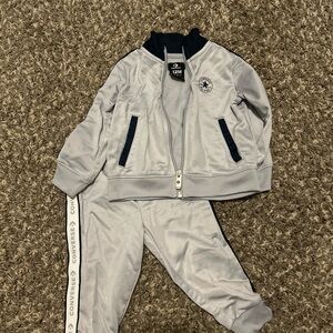 Converse Kids Gray Sweatpants & Jogger Set